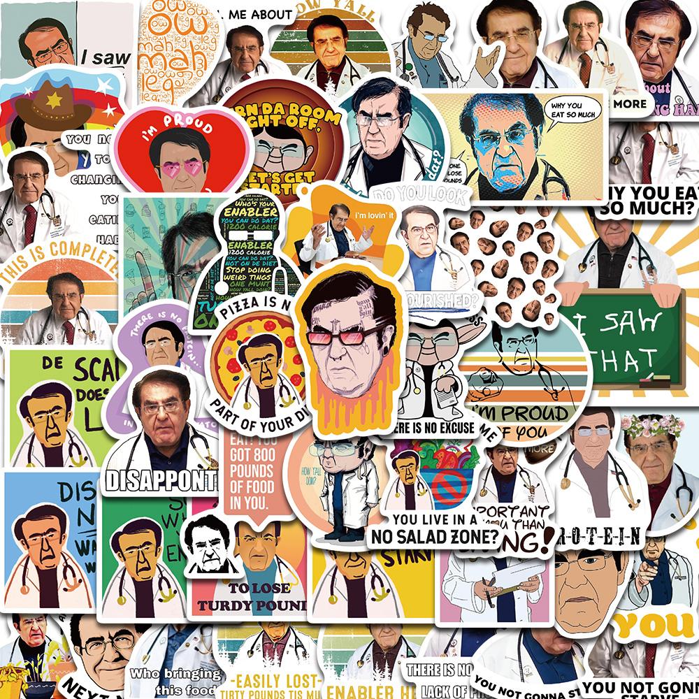 50PCS Dr Now Stickers Sticker Nostalgia Decorated Laptop Notebook Skateboard Classic Coffee Bicycle Waterproof Graffiti Stickers