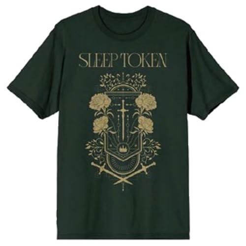 Sleep Token Even In Arcadia Damocles T Shirt Size XL Green XL
