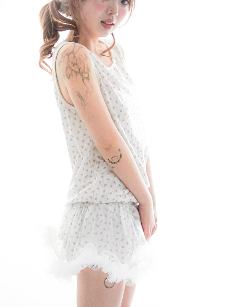 Guleumkim Angel Tassel Feather Dress (2 Colors)