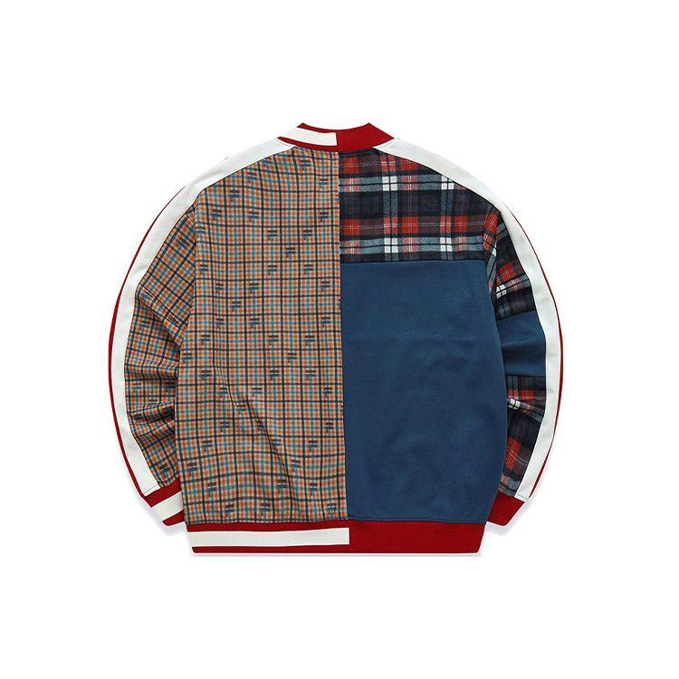 Fila X Maison Mihara Yasuhiro Color Block Sports Jacket Men Jackets Sand-Orange F11M213502F-OR
