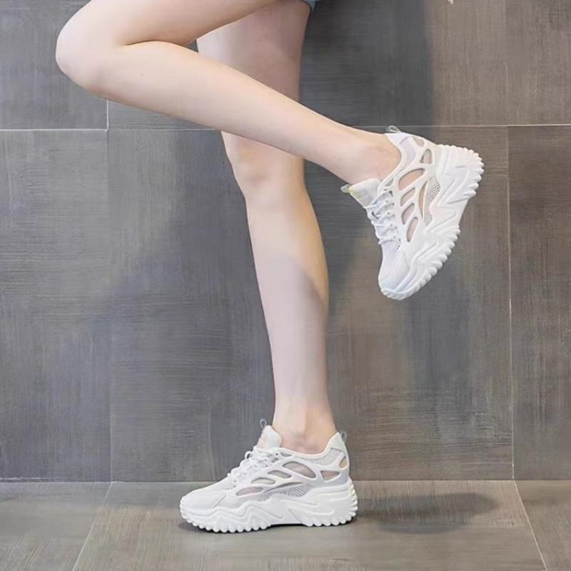 2025 Women's Casual Flats Sports Shoes Mesh Breathable  Trainers Ladies Shoes Female Sneakers for Women Basket Tenis
