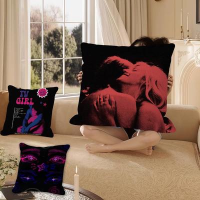 TV Girl Who Really Cares  Pillow Gift Home Office Decoration Bedroom Sofa Car Cushion Cover Case X