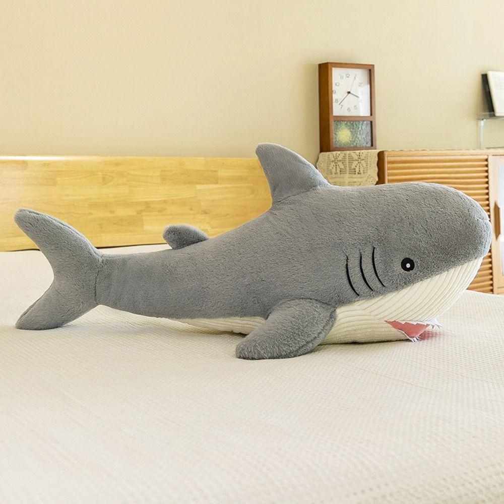 Decorate Whale Pillow Cushion Giant Whale Plush Toy Whale Shark Stuffed Toys Stuffed Animal Doll