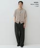 Musinsa Standard Washable Supima Cotton Round Neck Short Sleeve Cardigan [Dusty Cream]