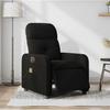 Vidaxl Foldable Massage Armchair, Electric, Black, Fabric