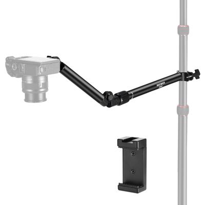 NEEWER Camera Mount Aerial View Folding Support Camera Desk Tabletop Stand with Phone Compatible with Maximum Load Capacity of Suitable for LED Ring