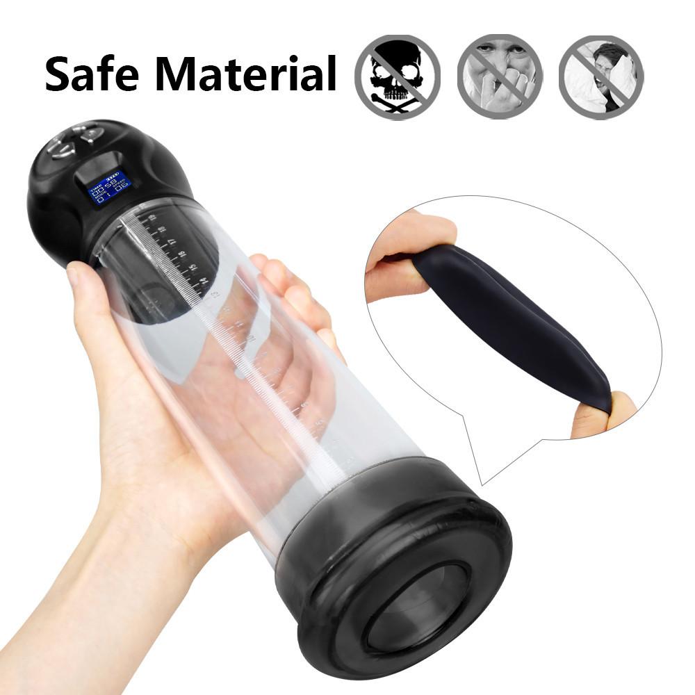 Electric Penis Pump Vacuum Pump For Penis Enlargement Penile Extender Male Masturbators Sex Toys for Men Exercising Men's Dick