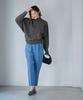 Yours BEXU1745 High Neck Dolman Sleeve Oversized Size Gray Women's Knit, Small,