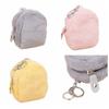 Plush Cute Zipper Wallet Keyring Zipper Mini Plush Coin Bag Mini Plush Schoolbag Coin Purse  Girls