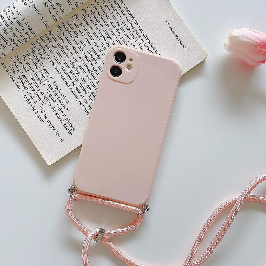 Crossbody Lanyard Phone Case For OPPO Realme C55 C67 C75 C53 C65 C35 C33 C21Y 12 Pro Plus 13 11 10 9i 8 Necklace Strap Cover