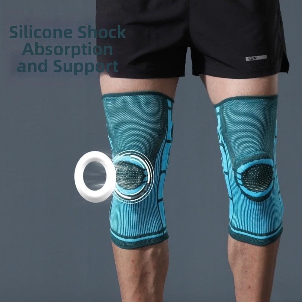 High Elastic Knee Brace Breathable Sports Knee Pad Professional Knee Compression Sleeve Soccer