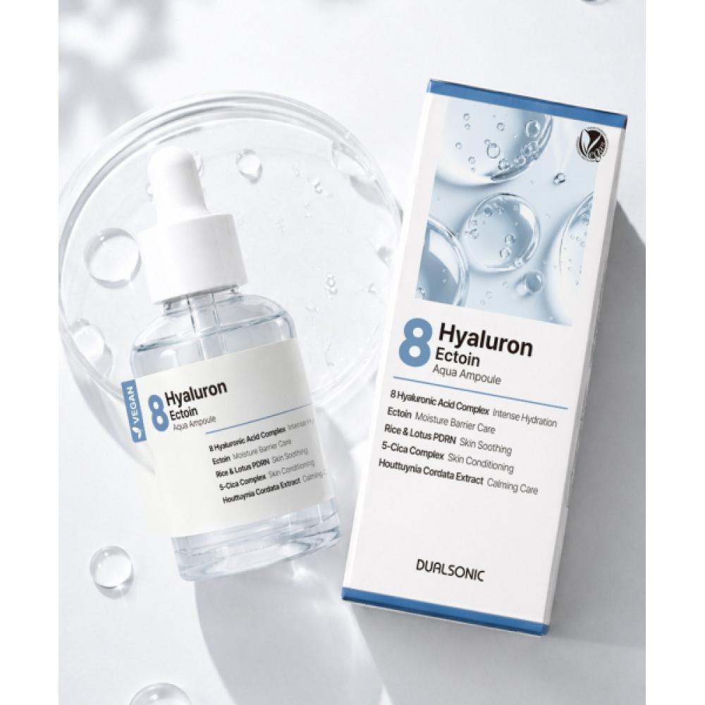 Dualsonic No.8 Hyaluronic Ectoin Aqua Ampoule 50ml