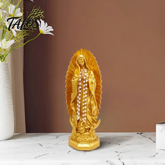 Collectable Character Figurine Our Lady of Guadalupe Religious Statue, Virgin Mary Figurine, Resin Sculpture, Desktop Ornaments Inspirational Art for