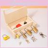 Wooden Lock Box Educational Toy For Toddlers And Early Learning