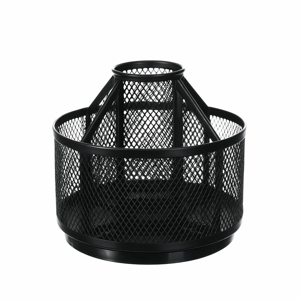 

Multi-functional Makeup Brush Holder 360-degree Rotation Desktop Storage Box Home Office B