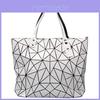 Borsa Tote Casual da Donna alla Moda, Colore Unito, Motivo Geometrico, Grande Capacità, per Uso Quotidiano