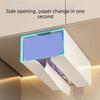 Plastic Wet Wipe Storage Box Self Adhesive Wall Mounted Refrigerator Tissue Box Adjustable Punch Free Tissue Holder Cabinet