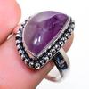 Sage Amethyst Gemstone Handmade 925 Sterling Silver Jewelry Ring Size 9