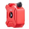 Fuel Container, 5 L, Gas Can with Spout and Lockable Bracket, 15 L/min Max Flow Rate, Secure & Leak-proof, Portable Flat Fluid Container for Most Cars
