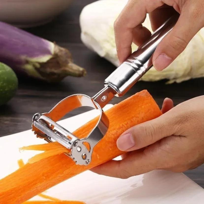 2in1 Stainless Steel Potato Cucumber Carrot Grater  Peeler Vegetables Fruit Peeler Vegetable Slicer High Quality Kitchen Tool