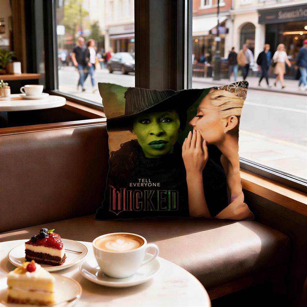 Movie Wicked Part One Cushion Cover Decorative Cushions Covers Cover Sofa X Pillow Piece X X Pillowcase