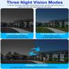 Solar-Sicherheitskamera WIFI/4G Drei-Bildschirm Mobiltelefon Fernbedienung HD Automatische Ladekamera Außenbereich