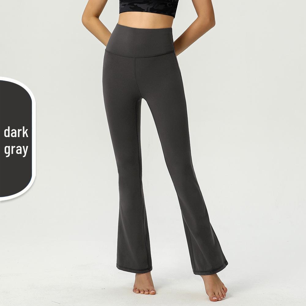 Uarun Women's Super High Waist Flare Yoga Pants - High Elastic, Nude Feel Running Tights