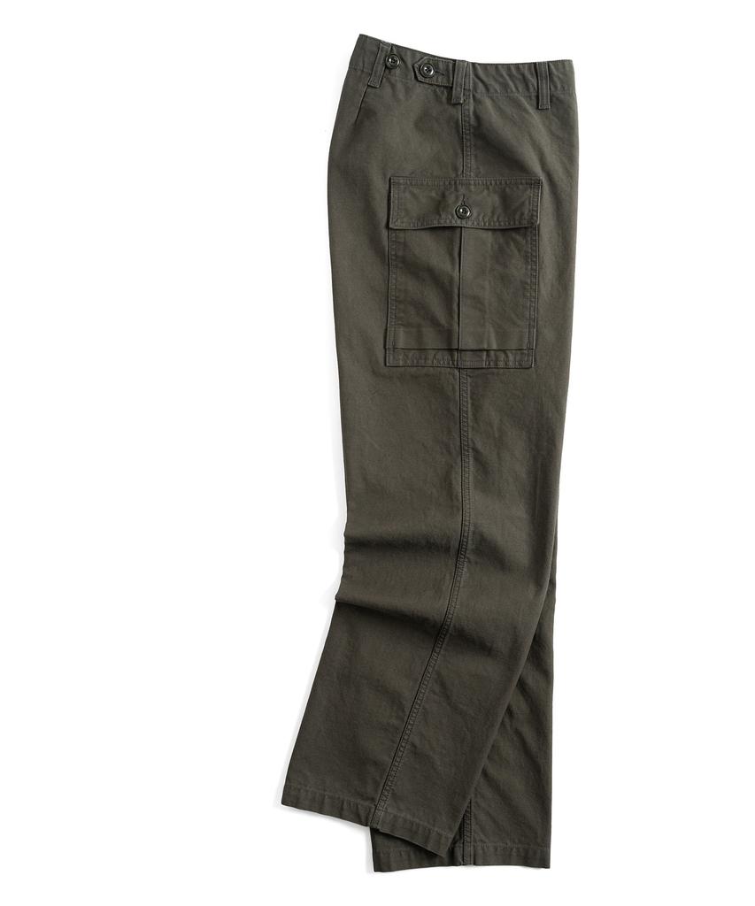Waildeubeuligseu W24 Cotton Military Pants (Olive Green)
