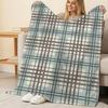 Lightweight Flannel Blanket Simple Plaid, Soft & Cozy Throw for Home Relax, Office Siesta, Christmas & Halloween