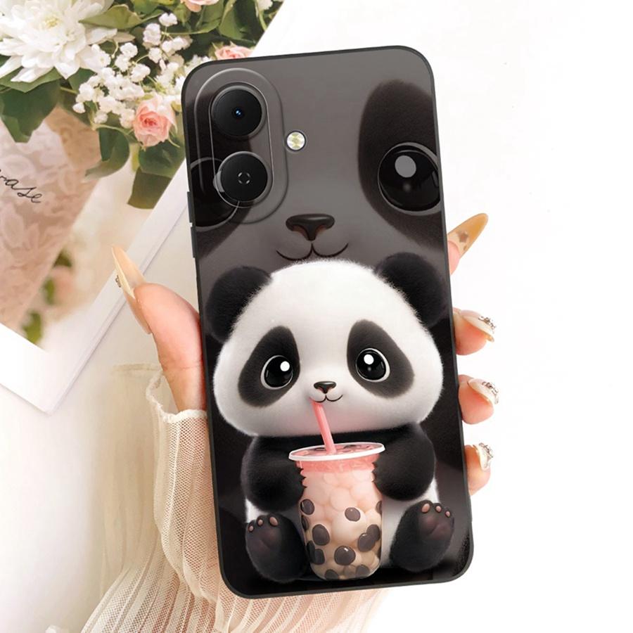 Pone Case for Tecno Spark Go 2 Case KM4 Cute Panda Lovely Rabbit Pattern Shell for Tecno Sparkgo2 GO 2 Len Proective Back Capa