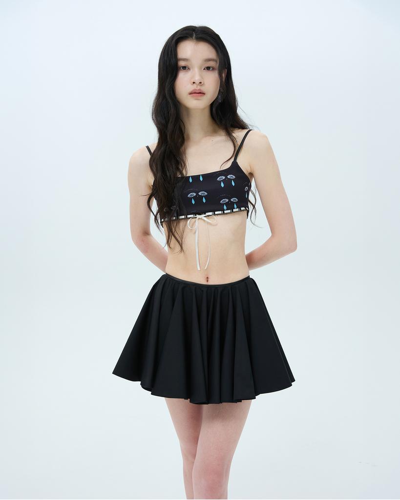 Leobyui Multi-Circle Skirt Black