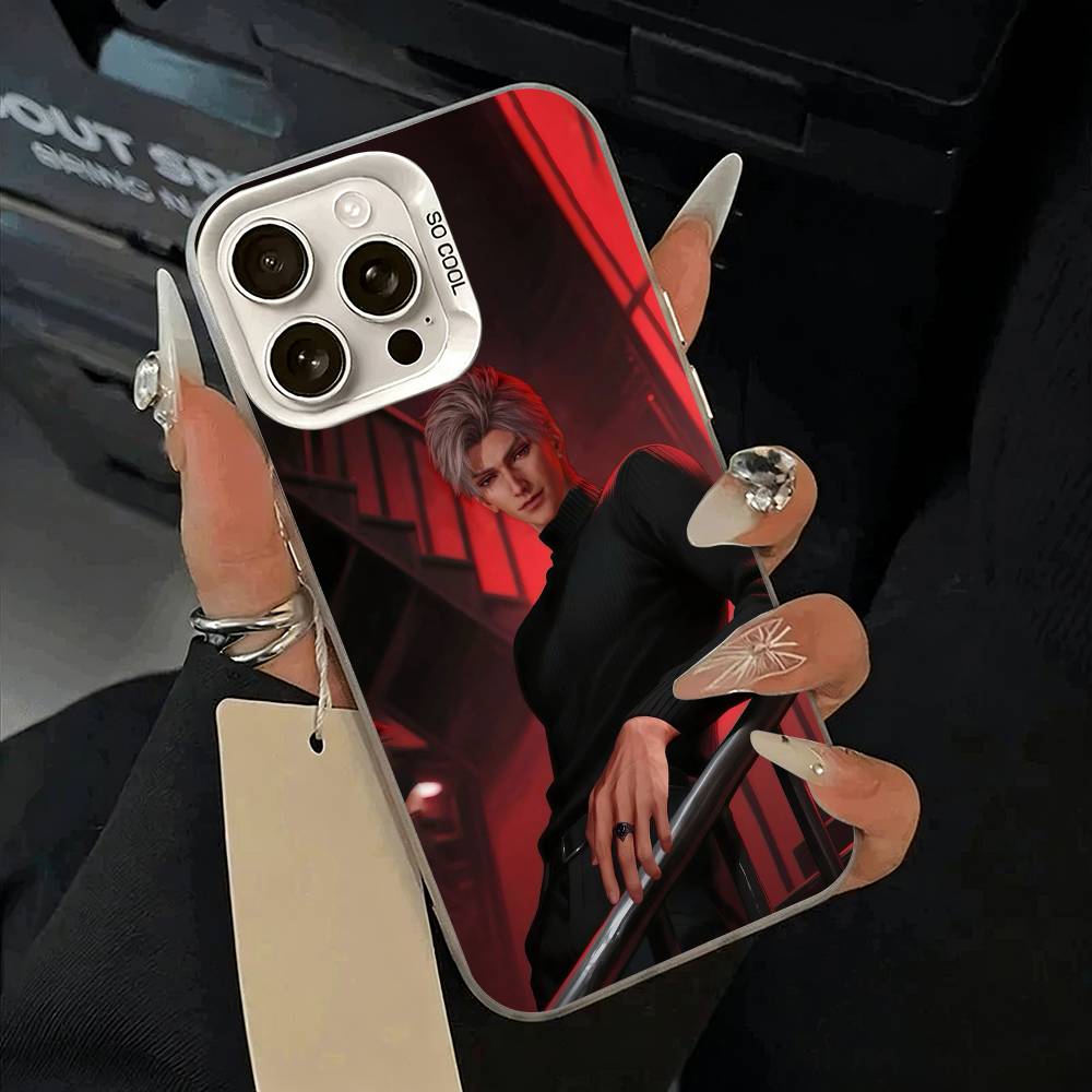 

S-S-ylus -love-deep-space- Phone Case For iPhone 11 12 13 14 15 16Pro Max Plus white Sliver Phone Cover iPhoneXSMAX