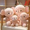 23/32cm Cute Elephant With Rompers Plush Toy Soft Stuffed Home Decoration Grab Machine Doll Throwing Doll Children's Gift