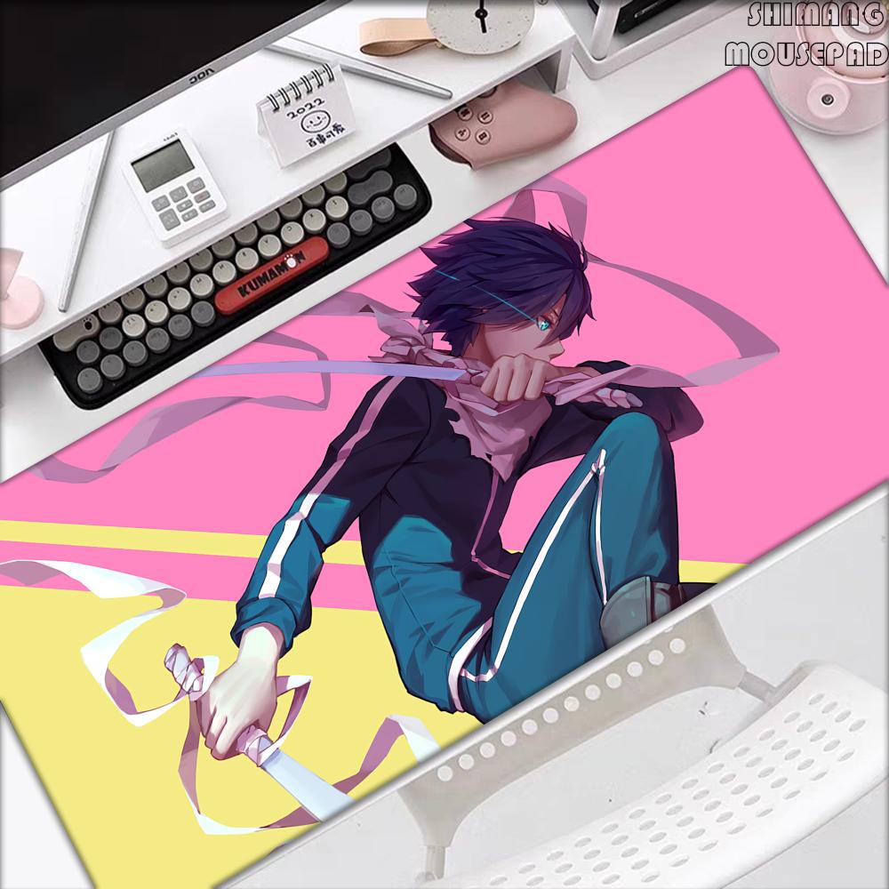 Noragami Night Fight Animation Schöne Muster Büro Computer Schreibtischmatte Tisch Großes Mauspads Laptop Kissen Rutschfest Dekor