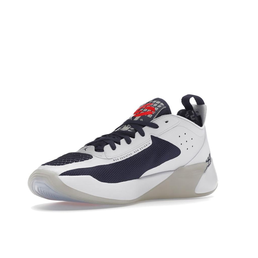 Air Jordan Luka 1 Quai 54 Men Sneakers White Light-Bone Neutral-Indigo FB1806-150