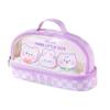 Cartoon Bunny Double Layer Transparent Pen Case With Storage For Students And Gift Use