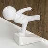 Cartoon Man Door Stopper Wedge Wall Protector Anti-slip Windproof No Drilling Anti-collision Carpet Tile Concrete Wooden Floor Doorstop