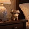 Highland Cow Pen Holder, Multifunctional Desk Organizer for Pens Makeup Brushes, Resin Cute Animal Small Storage Jar Decor for Home Office