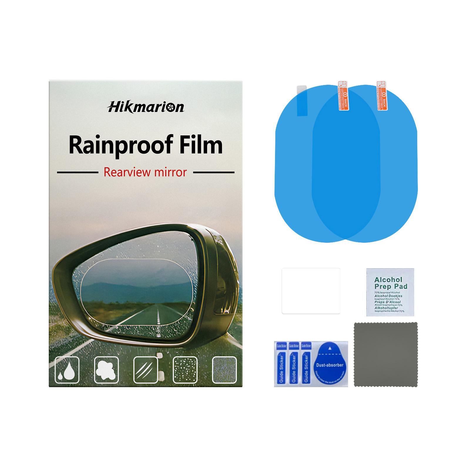 

Car Mirror Rainproof Film Water Repellent Anti Rain Sticker Rear View Mirror Protector HD Clear Vision Driving Safety Auto tool
