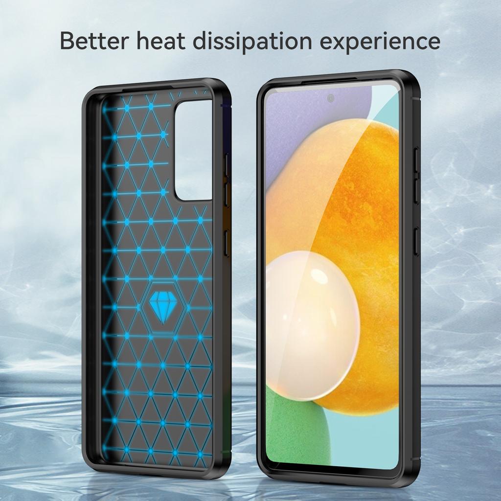 Brushed Carbon Fiber Case For Samsung A52 5G Galaxy A01 M01 A3 Core A32 Jump 5g A12 Shockproof Phone Cover For Galaxy A02 M02s