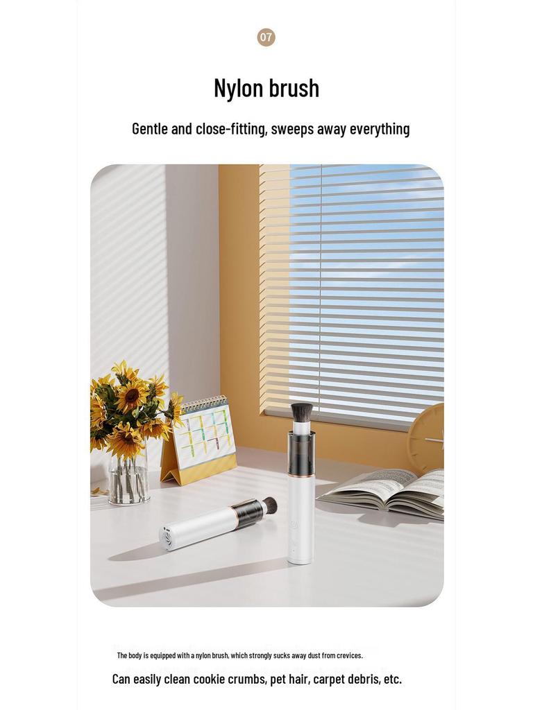 High Suction Portable Wireless Handheld Vacuum Cleaner for Desktop and Car
