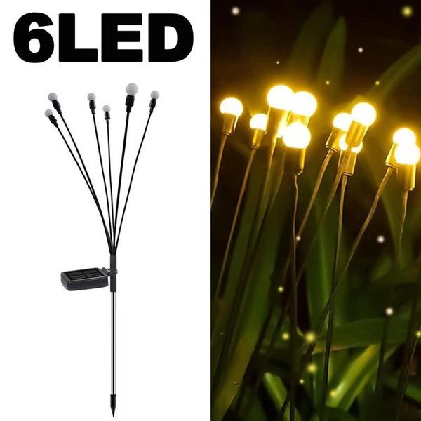 

Обновите 1/2/4 шт. Солнечные фонари-светлячки для улицы, водонепроницаемые, светодиодные, для сада, лужайки, солнечные, качающиеся, с питанием от солнечного света, ландшафтное освещение для двора, патио, украшение 1PC