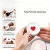 Heart-Shaped Makeup Brush & Beauty Blender Cleaning Soap - Mini Portable Cleaner with Essential Oils