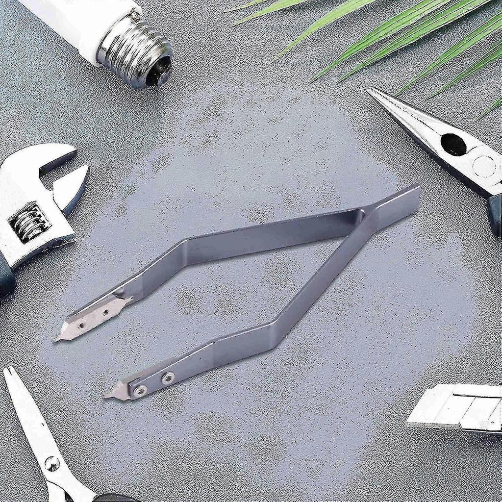 Edelstahl 7825 V-Typ Uhrenfedersteg-Pinzette Für Uhrenreparatur