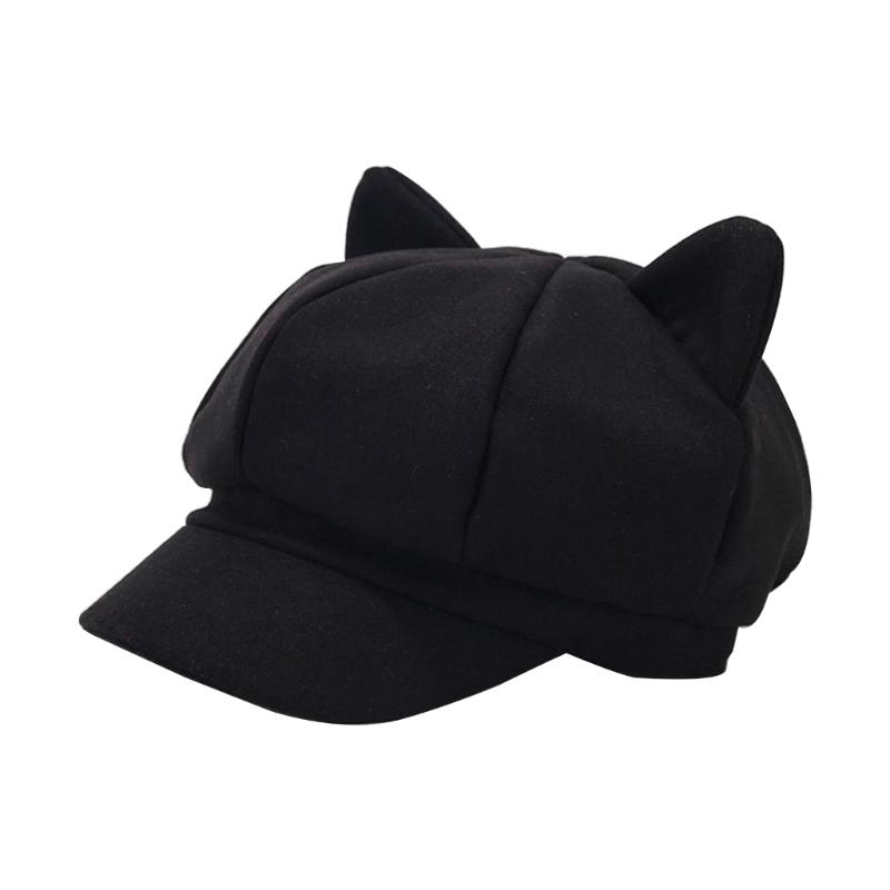 Fashionable Chauffeur Hat Beret Cap Octagonal Hat Girls Casual Head Accessories