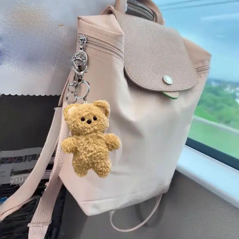 Cartoon Cartoon Bear Key Chain Magnetic Bear Plush Pendant Magnetic Bear Pendant  Bag Decor