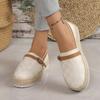 Vintage Flowers Loafers Shoes for Women Autumn Slip-on Platform Sneakers Woman Round Toe Flat Heel Non-slip Espadrilles Shoes