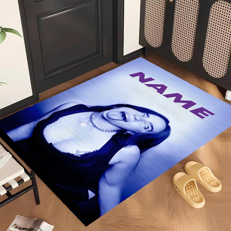 Billie Eilish (19) Personalized Name Office Carpet Stylish Decor for Living Room Bedroom Kitchen