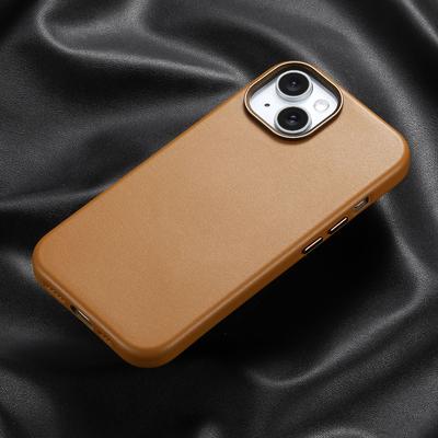 PU Leather for Magsafe Phone Case for iPhone 16 15 Pro Max 14 Plus 13 Pro 16Pro 14Pro Magnetic Wireless Charging Back Cover LQ1