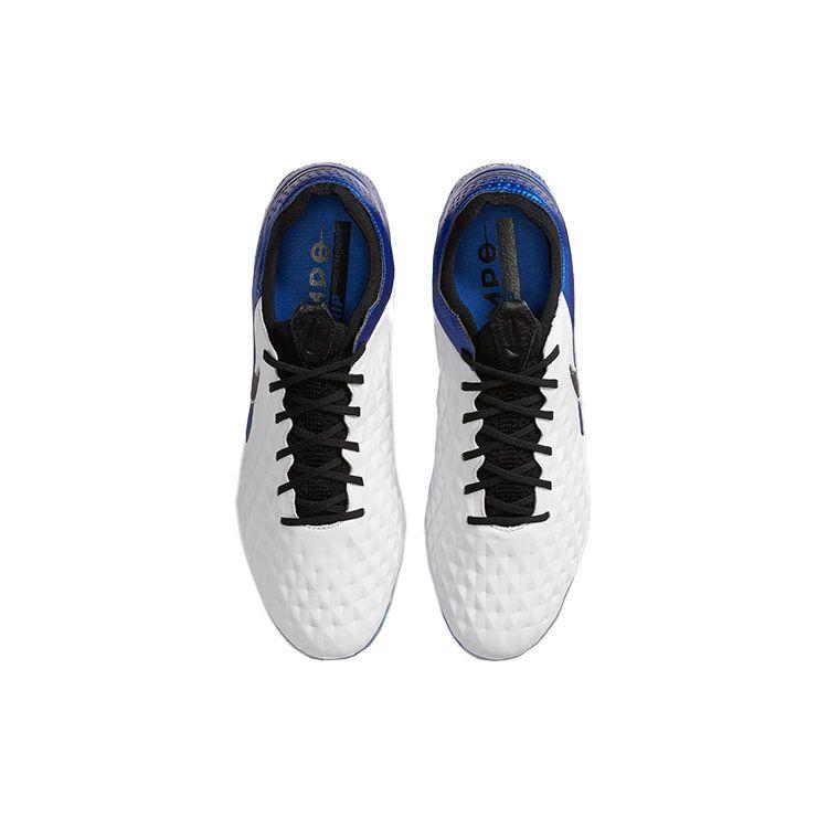 Nike Tiempo Legend 8 Elite AG-Pro Low Top Soccer Shoes Men Soccer Shoes White Blue BQ2696-104